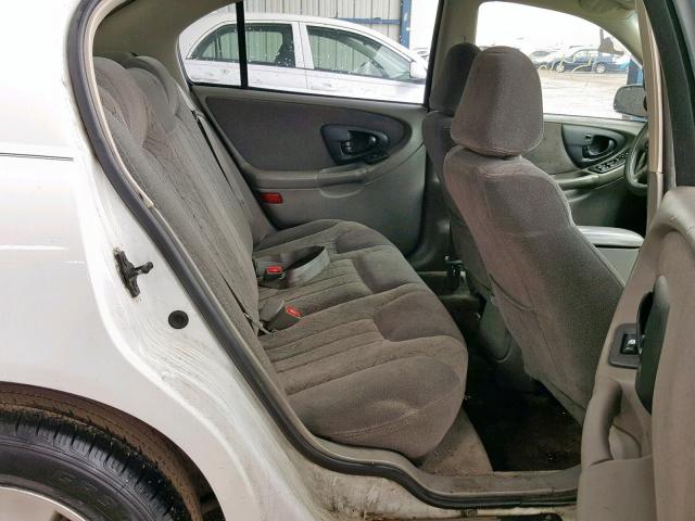 1G1NE52JX16100981 - 2001 CHEVROLET MALIBU LS WHITE photo 6