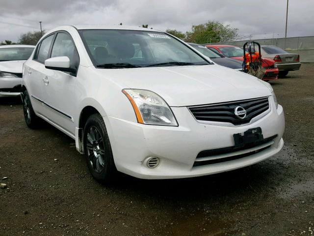 3N1AB6AP1CL752457 - 2012 NISSAN SENTRA 2.0 WHITE photo 1