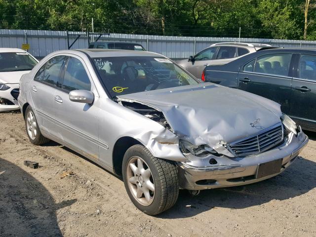 WDBRF61J72F201540 - 2002 MERCEDES-BENZ C 240 SILVER photo 1