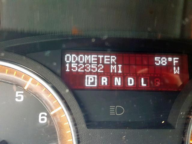 5GZER23D59J189921 - 2009 SATURN OUTLOOK XR მწვანე ფოტო 8