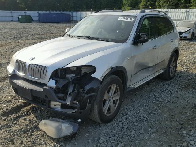 5UXFE83529L171036 - 2009 BMW X5 XDRIVE4 SILVER photo 2