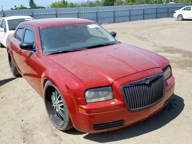 2C3KA43R67H682075 - 2007 CHRYSLER 300 BURGUNDY photo 1