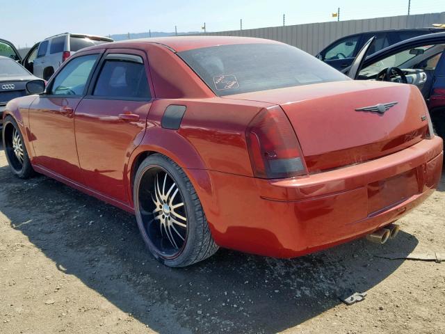 2C3KA43R67H682075 - 2007 CHRYSLER 300 BURGUNDY photo 3