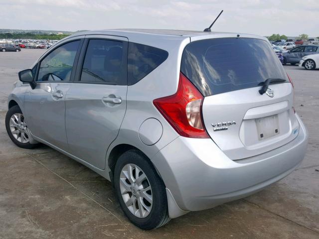 3N1CE2CP0FL437045 - 2015 NISSAN VERSA NOTE SILVER photo 3