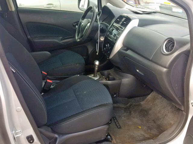 3N1CE2CP0FL437045 - 2015 NISSAN VERSA NOTE SILVER photo 5