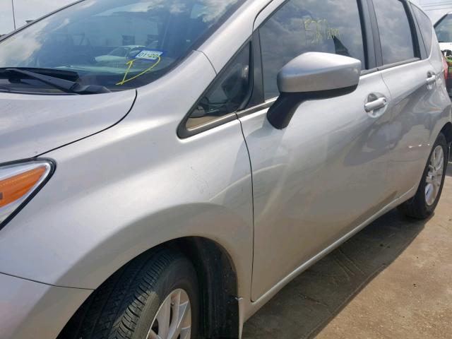 3N1CE2CP0FL437045 - 2015 NISSAN VERSA NOTE SILVER photo 9