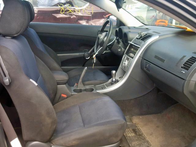 JTKDE167160127760 - 2006 TOYOTA SCION TC BLACK photo 5