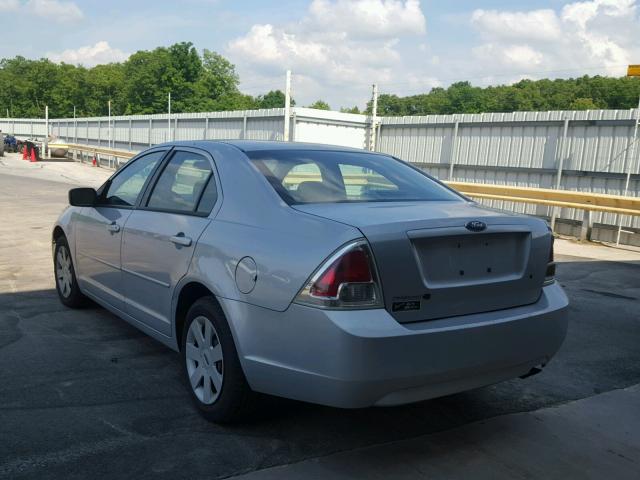 3FAFP06Z66R240468 - 2006 FORD FUSION S GRAY photo 3