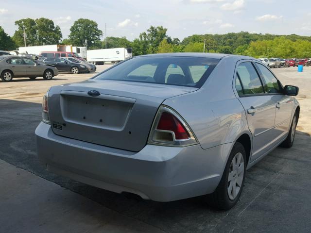 3FAFP06Z66R240468 - 2006 FORD FUSION S GRAY photo 4