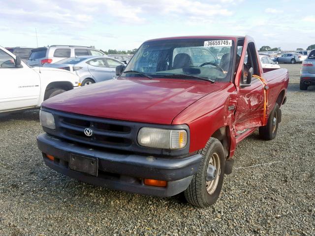 4F4CR12A6TTM29989 - 1996 MAZDA B2300 RED photo 2