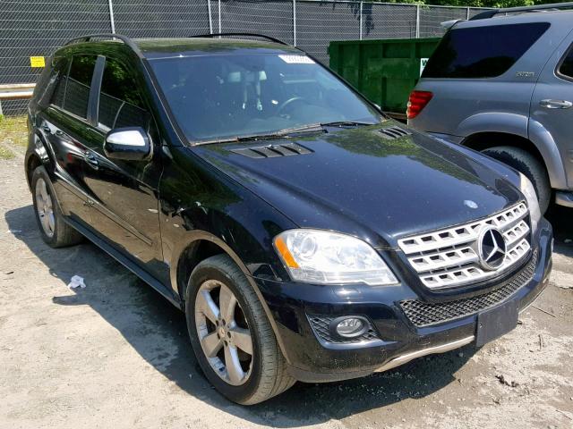 4JGBB86E49A483340 - 2009 MERCEDES-BENZ ML 350 BLACK photo 1