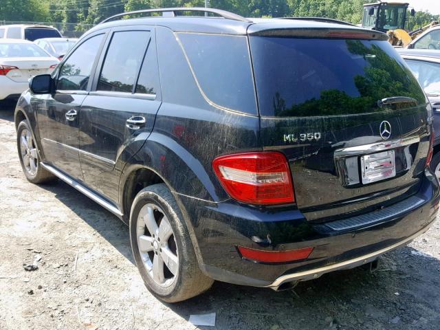 4JGBB86E49A483340 - 2009 MERCEDES-BENZ ML 350 BLACK photo 3