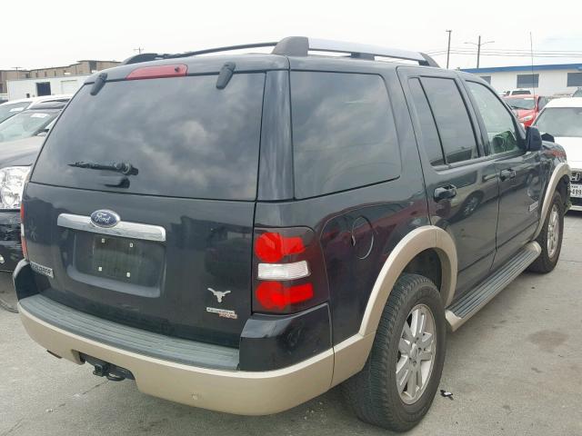 1FMEU64E87UA50131 - 2007 FORD EXPLORER E BLACK photo 4