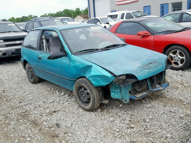 2C1MR2465P6715291 - 1993 GEO METRO TEAL photo 1