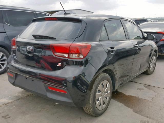 3KPA25AB8JE088400 - 2018 KIA RIO LX BLACK photo 4