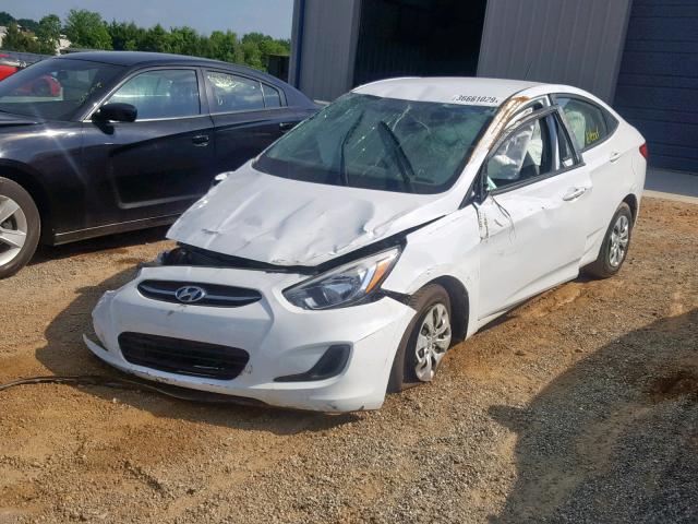 KMHCT4AE1HU314746 - 2017 HYUNDAI ACCENT SE WHITE photo 2