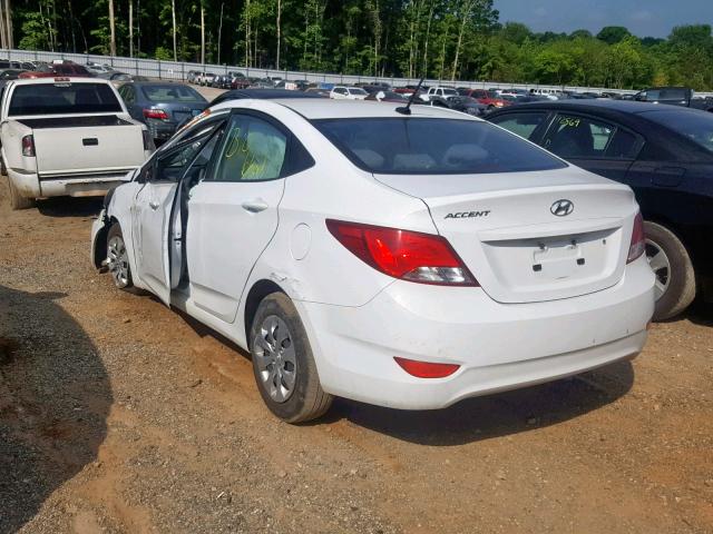 KMHCT4AE1HU314746 - 2017 HYUNDAI ACCENT SE WHITE photo 3