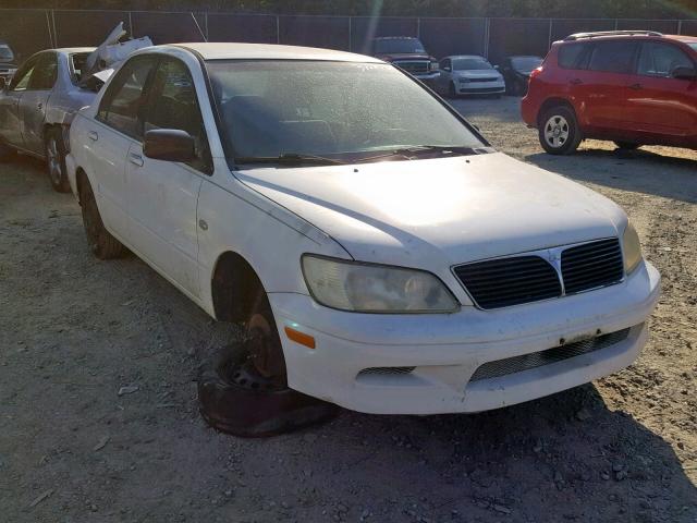 JA3AJ26EX3U016377 - 2003 MITSUBISHI LANCER ES WHITE photo 1