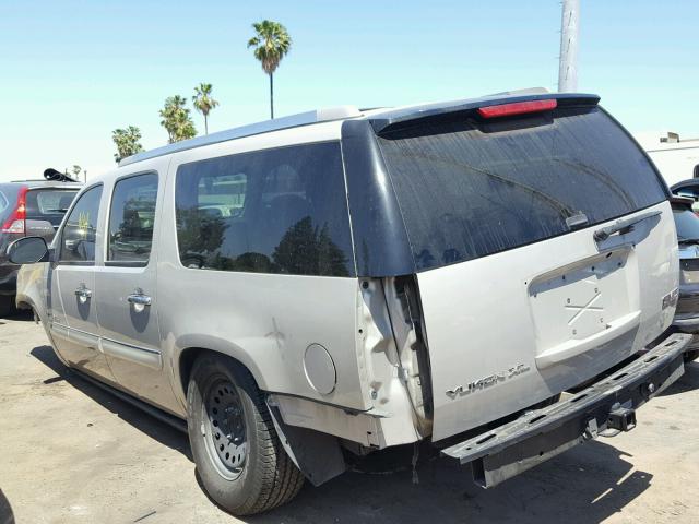 1GKFK66817J379684 - 2007 GMC YUKON XL D GRAY photo 3