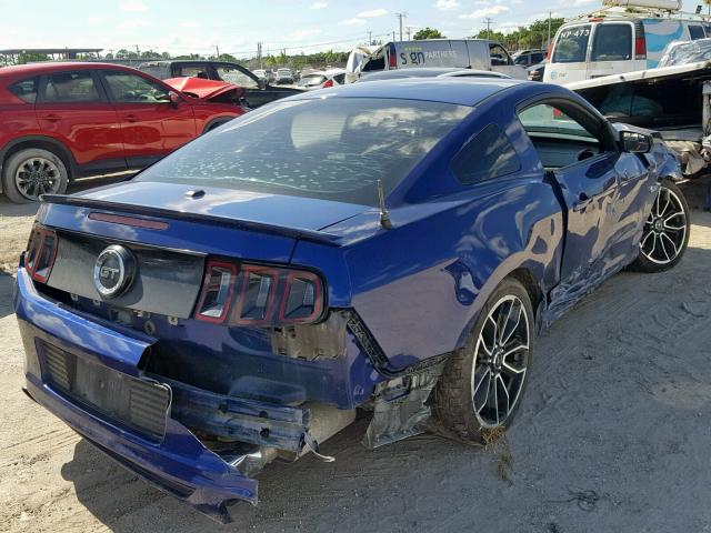 1ZVBP8CF3D5283860 - 2013 FORD MUSTANG GT BLUE photo 4