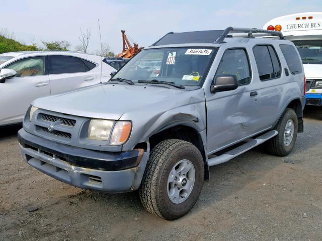 5N1ED28Y4YC596798 - 2000 NISSAN XTERRA XE GRAY photo 2