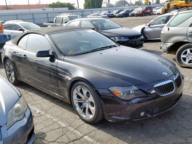 WBAEK13476CN79268 - 2006 BMW 650 I BLACK photo 1