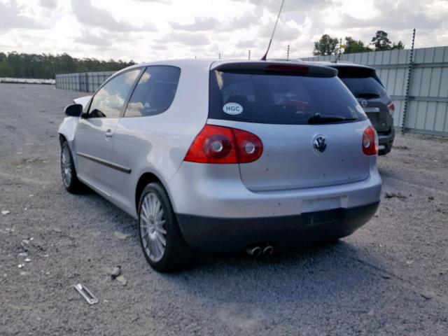 WVWAR71K17W068107 - 2007 VOLKSWAGEN RABBIT BLUE photo 3