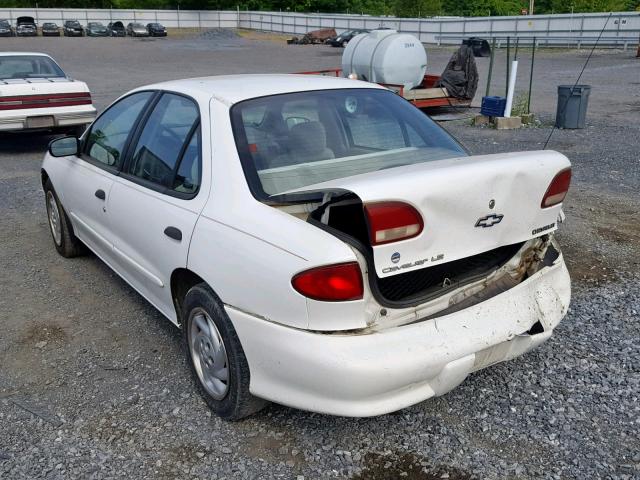 1G1JF5240W7149372 - 1998 CHEVROLET CAVALIER L WHITE photo 3