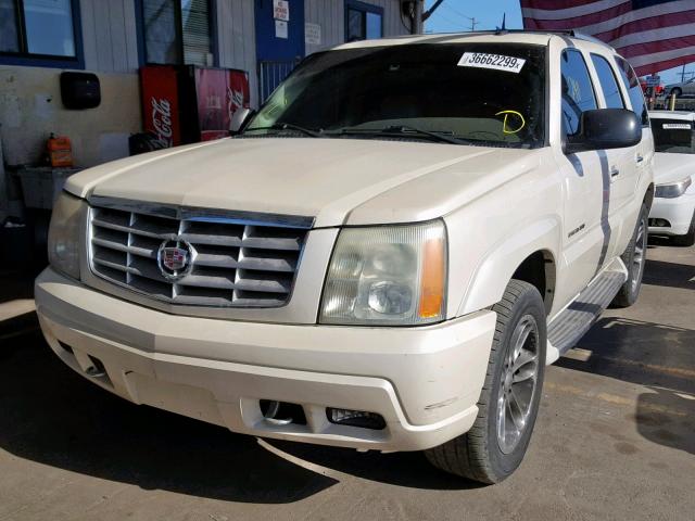 1GYEK63N63R303482 - 2003 CADILLAC ESCALADE L WHITE photo 2