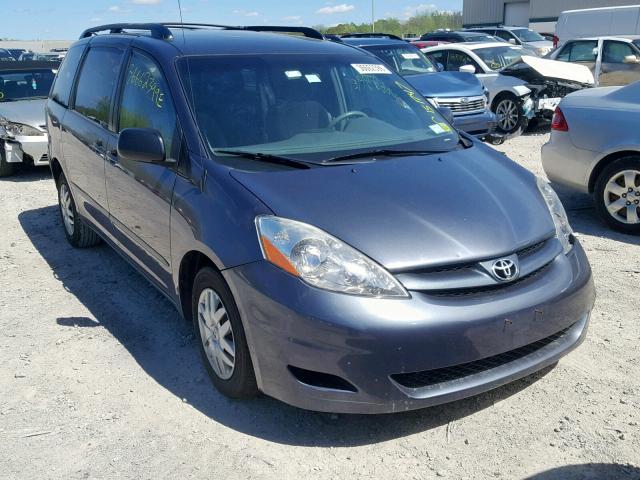 5TDZK23C18S108221 - 2008 TOYOTA SIENNA CE BLUE photo 1