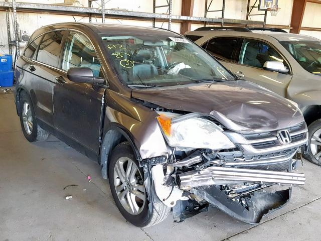 5J6RE4H76BL028656 - 2011 HONDA CR-V EXL BROWN photo 1