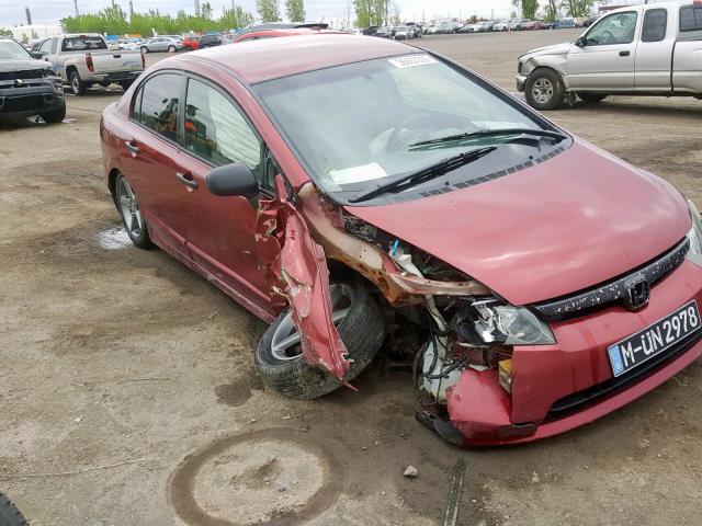 2HGFA15397H012770 - 2007 HONDA CIVIC DX RED photo 1