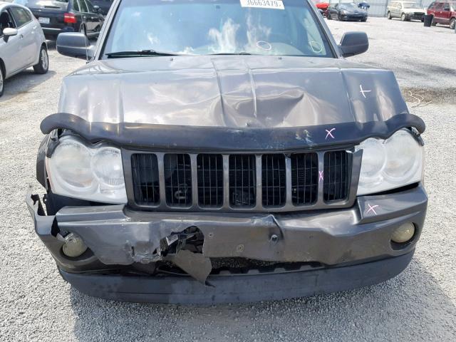 1J4GR48KX6C269626 - 2006 JEEP GRAND CHER GRAY photo 9