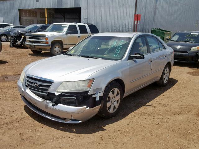 5NPET46C39H411589 - 2009 HYUNDAI SONATA GLS SILVER photo 2