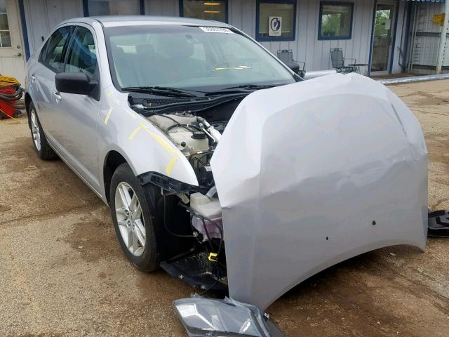 3FAHP0GA5AR310360 - 2010 FORD FUSION S SILVER photo 1