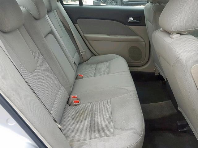 3FAHP0GA5AR310360 - 2010 FORD FUSION S SILVER photo 6