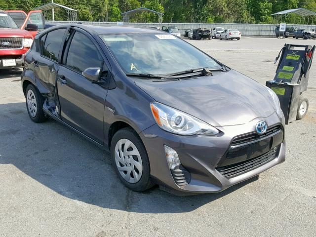 JTDKDTB34G1131541 - 2016 TOYOTA PRIUS C GRAY photo 1