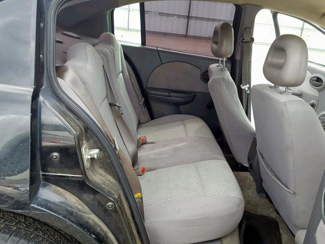 1G8AJ55F36Z207105 - 2006 SATURN ION LEVEL BLACK photo 6