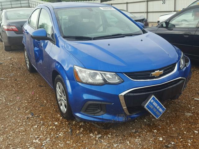 1G1JB5SH6H4114080 - 2017 CHEVROLET SONIC LS 蓝色 照片 1