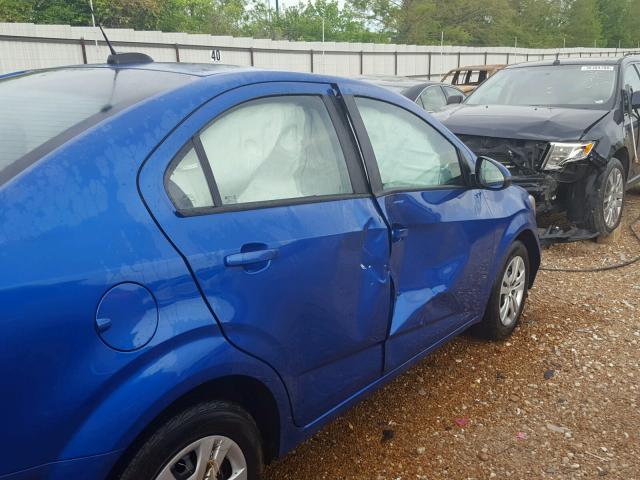 1G1JB5SH6H4114080 - 2017 CHEVROLET SONIC LS 蓝色 照片 9