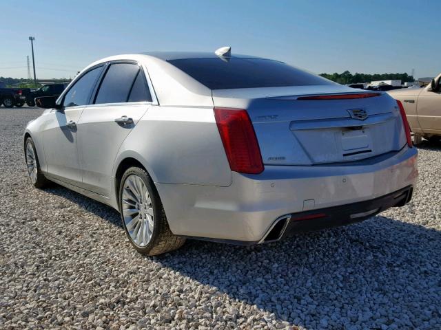 1G6AY5SS8H0165124 - 2017 CADILLAC CTS PREMIU SILVER photo 3