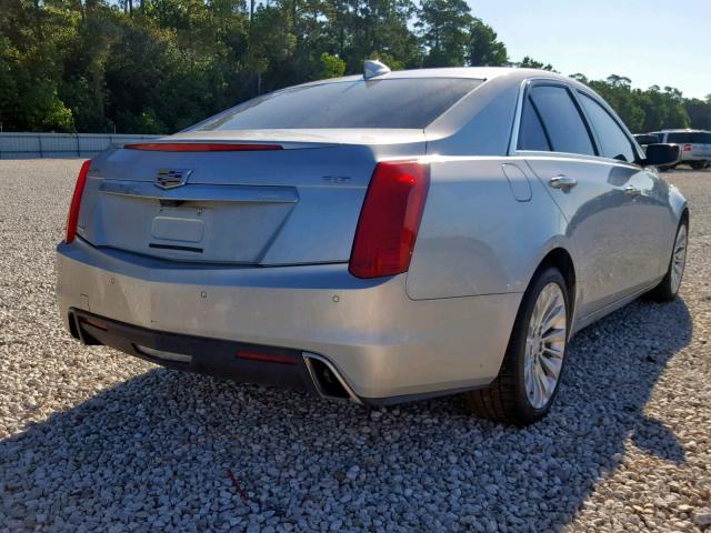 1G6AY5SS8H0165124 - 2017 CADILLAC CTS PREMIU SILVER photo 4