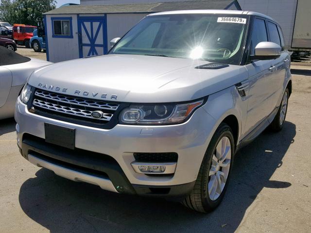 SALWR2WF0EA375758 - 2014 LAND ROVER RANGE ROVE SILVER photo 2