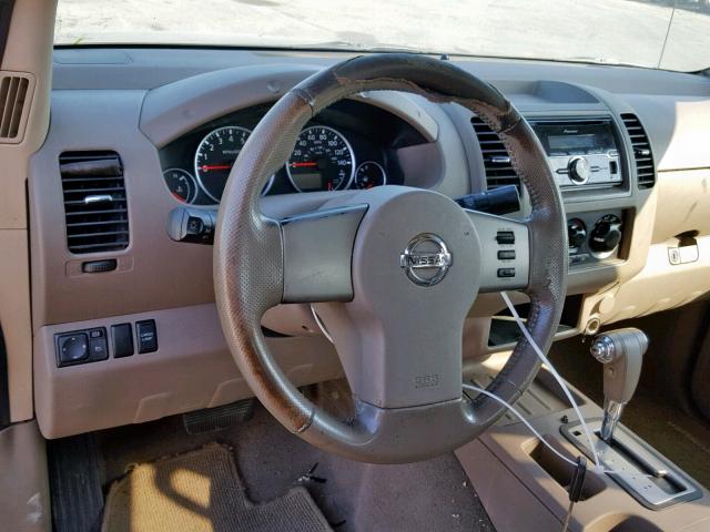 1N6AD07U48C413886 - 2008 NISSAN FRONTIER C GRAY photo 9