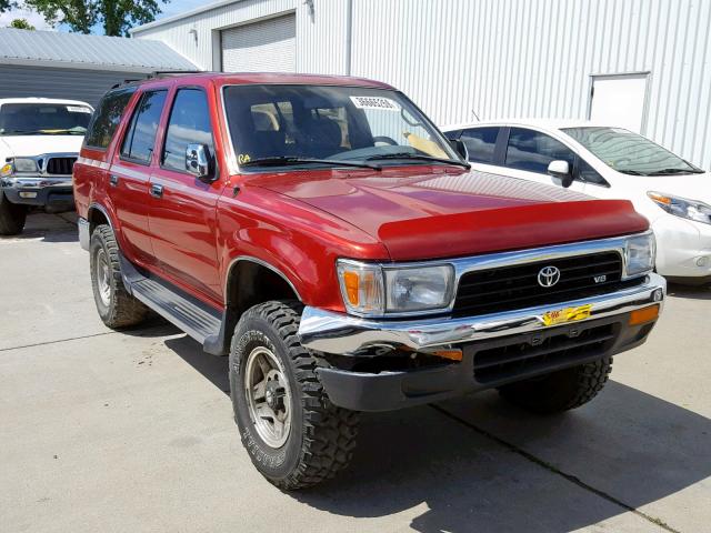 JT3VN39W3N0078302 - 1992 TOYOTA 4RUNNER VN RED photo 1