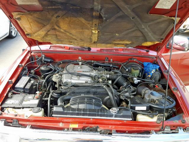 JT3VN39W3N0078302 - 1992 TOYOTA 4RUNNER VN RED photo 7