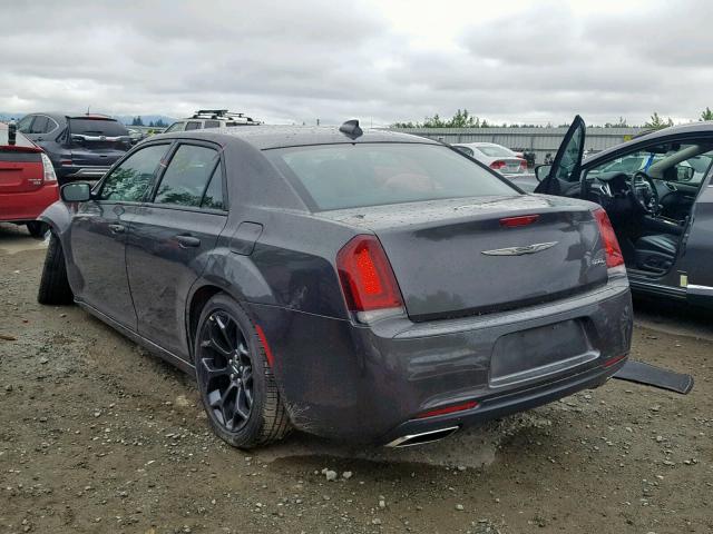 2C3CCABG2KH617911 - 2019 CHRYSLER 300 S GRAY photo 3