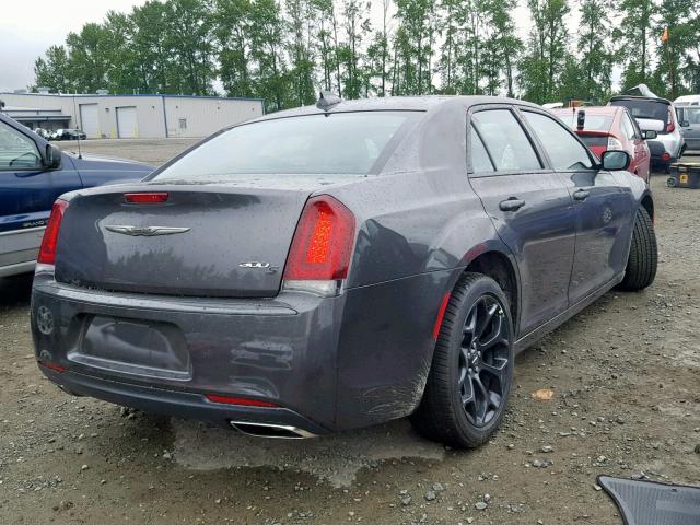 2C3CCABG2KH617911 - 2019 CHRYSLER 300 S GRAY photo 4