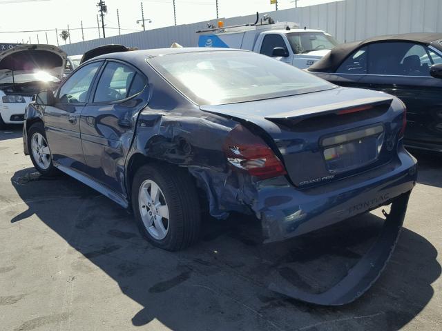 2G2WP552261286285 - 2006 PONTIAC GRAND PRIX BLUE photo 3