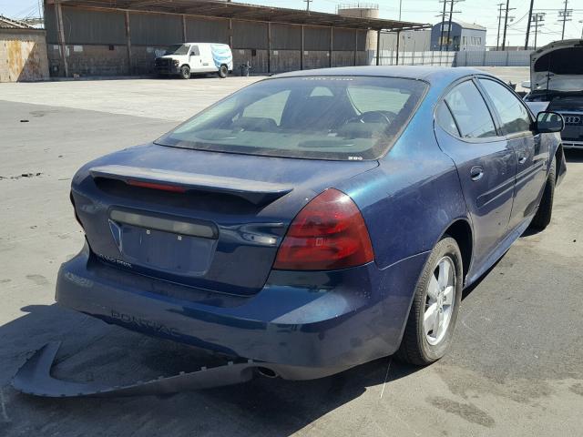 2G2WP552261286285 - 2006 PONTIAC GRAND PRIX BLUE photo 4
